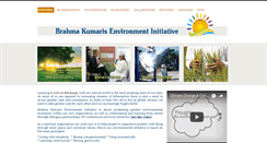 Desktop Screenshot of environment.brahmakumaris.org