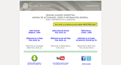 Desktop Screenshot of brahmakumaris.org.ar